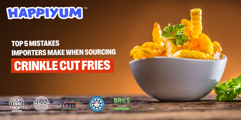 I 5 errori più comuni che gli importatori commettono quando acquistano patatine fritte ondulate