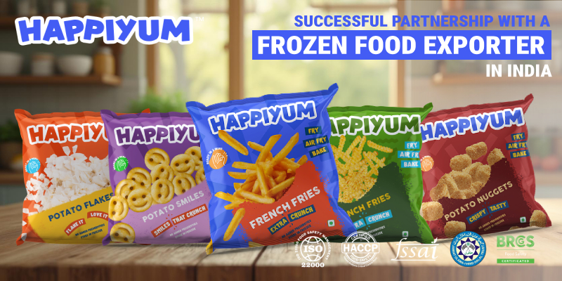 ما هي عوامل نجاح الشراكة مع مُصدِّر الأطعمة المجمدة في الهند؟