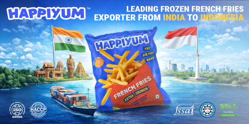 Eksportir Kentang Goreng Beku Terkemuka dari India ke india