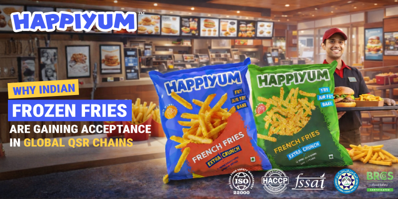 Mengapa Kentang Goreng Beku India Semakin Diterima di Jaringan Restoran Cepat Saji Global?