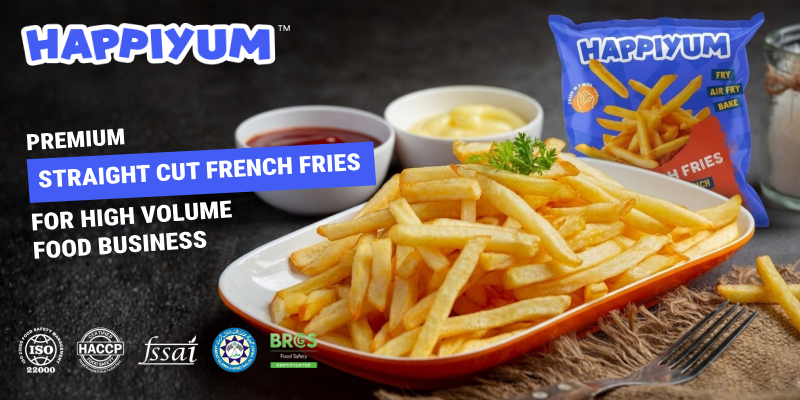 Premium Straight Cut French Fries for High Volume Food Business