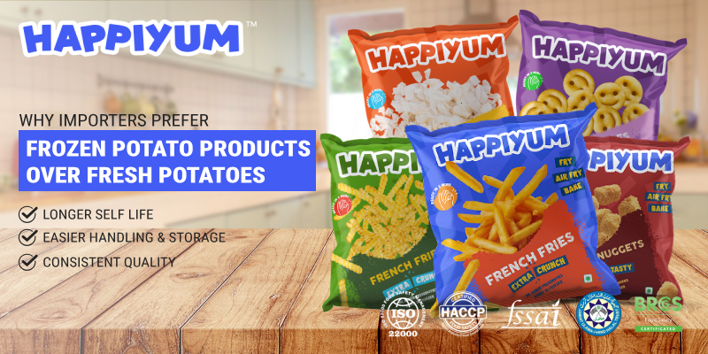 Why Importers Prefer Frozen Potato Products Over Fresh Potatoes