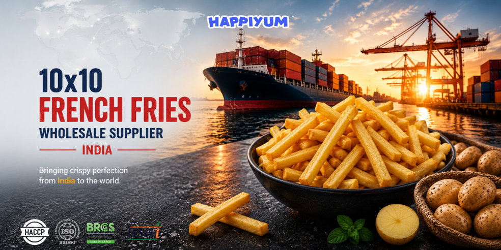 10×10 French Fries Wholesale Supplier India