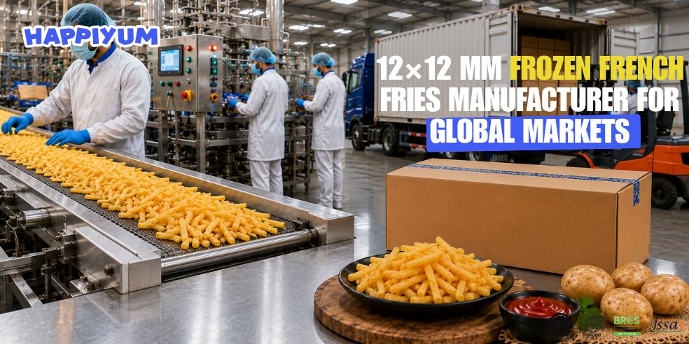 12×12 mm Frozen French Fries Manufacturer for Global Markets