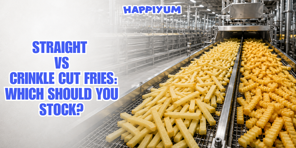 Straight Cut vs. Crinkle Cut Fries: Which One Will You Stock?